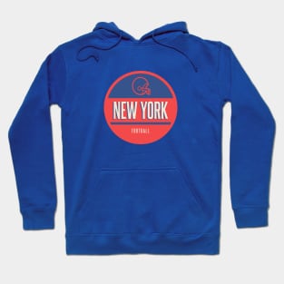 new york retro football Hoodie